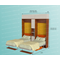 Две кровати трансформер с диванами без подлокотников